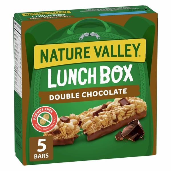 Energy & Granola Bars Nature Valley Lunchbox Granola Bars, Double Chocolate, Kids Snacks hero