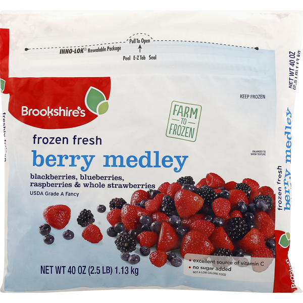 Fresh Fruits Brookshire's Berry Medley, Frozen Fresh hero