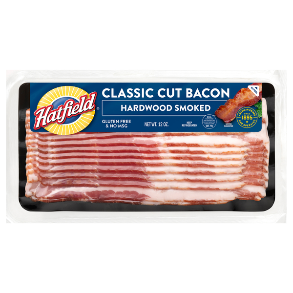 Bacon & Breakfast Meat Hatfield Classic Sliced Bacon hero