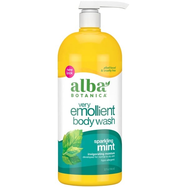 Body Lotion, Soap & Oils Alba Botanica Body Wash, Very Emollient, Sparkling Mint hero