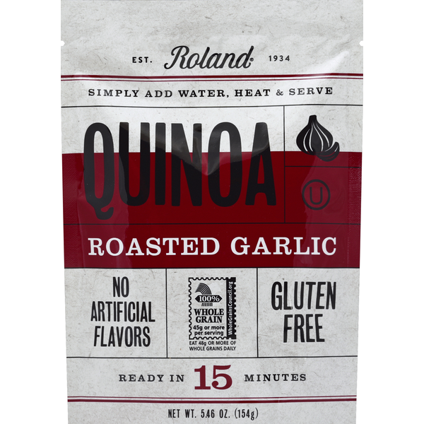 Grains, Rice & Dried Goods Roland Foods Quinoa, Roasted Garlic hero