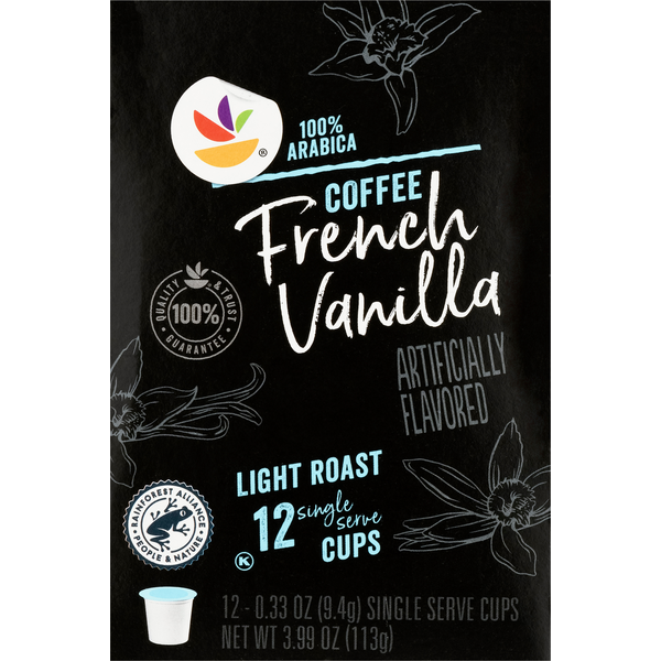 Bulk Tea & Coffee Store Brand Coffee, 100% Arabica, Light Roast, French Vanilla, Single Serve Cups hero