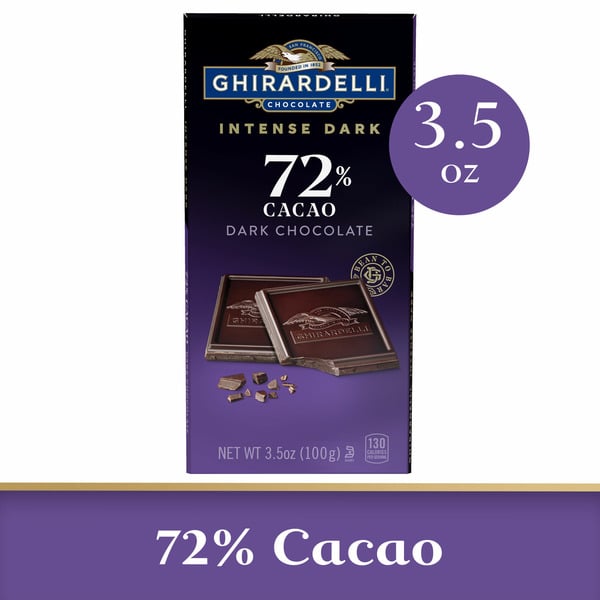 Candy & Chocolate Ghirardelli Intense Dark Chocolate Bar - 72% Cacao hero