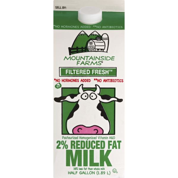 Milk Mountainside Farms Milk, Reduced Fat, 2% Milkfat hero