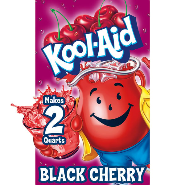 Cocoa & Drink Mixes Kool-Aid Unsweetened Black Cherry Artificially Flavored Powdered Soft Drink Mix hero