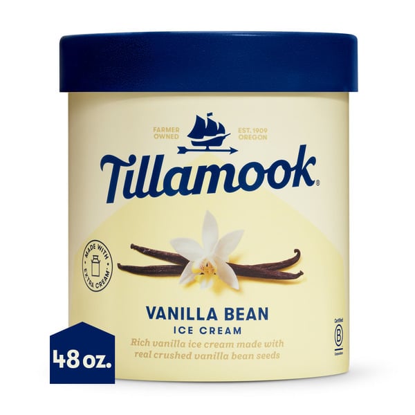 Packaged Meat Tillamook Vanilla Bean Ice Cream hero