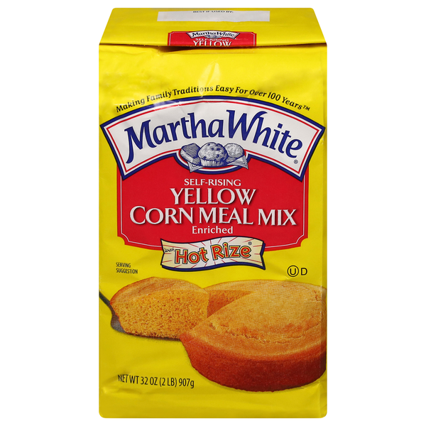 Baking Ingredients Martha White Corn Meal Mix hero