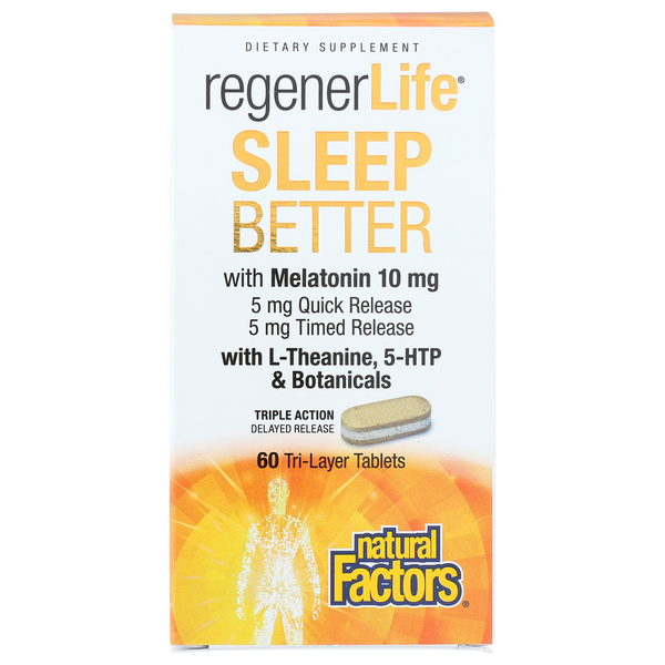 Vitamins & Supplements Natural Factors Regenerlife Sleep Better hero