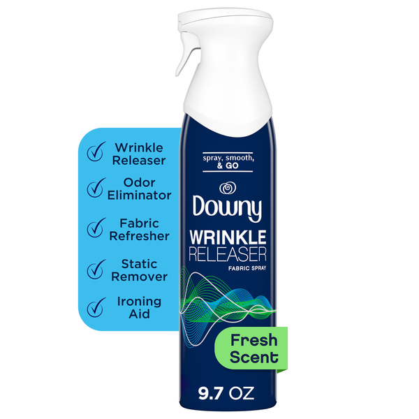 Laundry Downy Fabric Spray, Wrinkle Releaser, Fresh hero