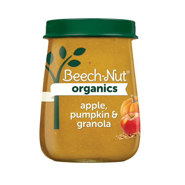 Baby Food & Formula Beech-Nut Organics  Apple, Pumpkin, Granola Jar hero