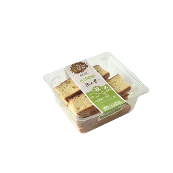 Bakery Desserts DIJAS Natural Foods Pistachio Biscotti, Fat-Free hero