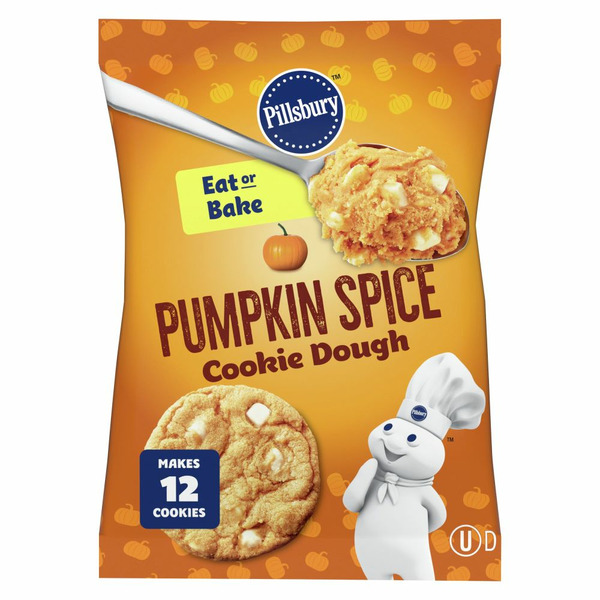 Chips & Pretzels Pillsbury Ready-to-Bake Pumpkin Spice Cookies Dough hero