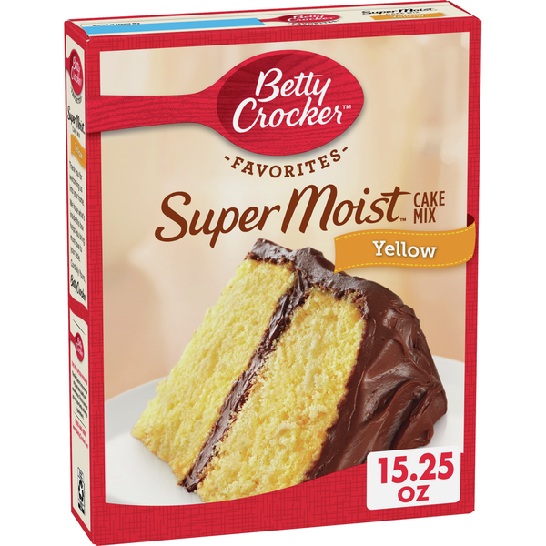 Doughs, Gelatins & Bake Mixes Betty Crocker Super Moist Yellow Cake Baking Mix hero