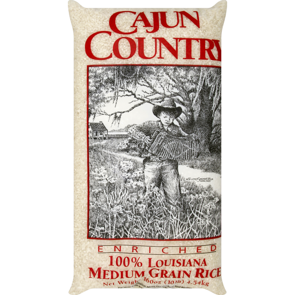 Grains, Rice & Dried Goods Cajun Country Rice, Enriched, Medium Grain, 100% Louisiana hero