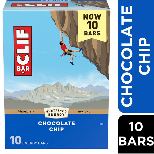 CLIF BAR Chocolate Chip Energy Bars hero