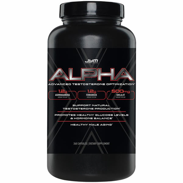 JYM Alpha Vegetarian Capsules hero