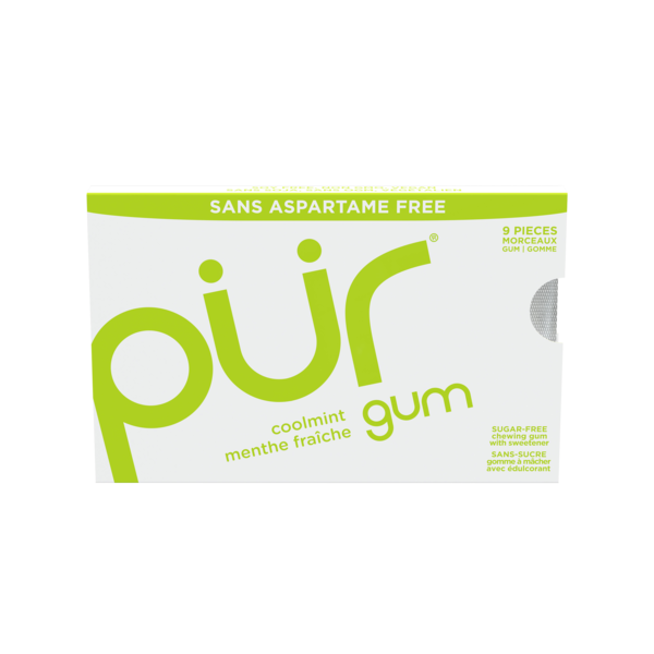 Mint & Gum PÜR Coolmint,  Aspartame Free, 100% Xylitol Natural Flavored Gum hero