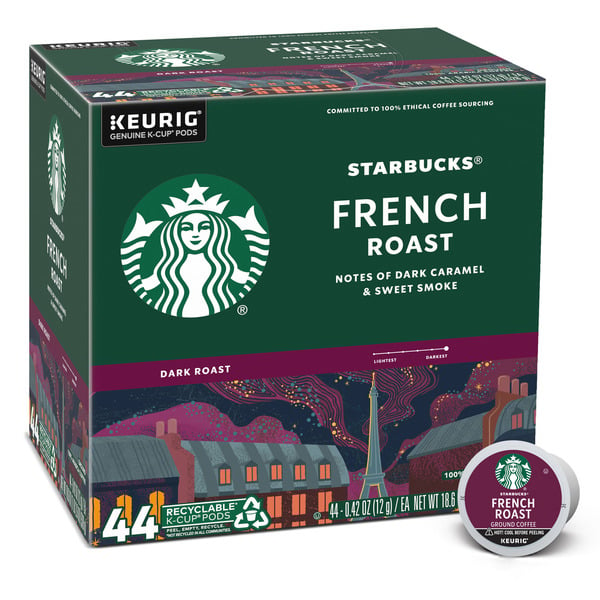 Coffee Starbucks French Extreme-Dark Roast K-Cup Coffee hero