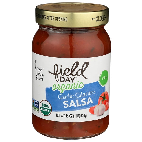 Salsa & Preserved Dips FIELD DAY Salsa, Organic, Mild, Garlic Cilantro hero