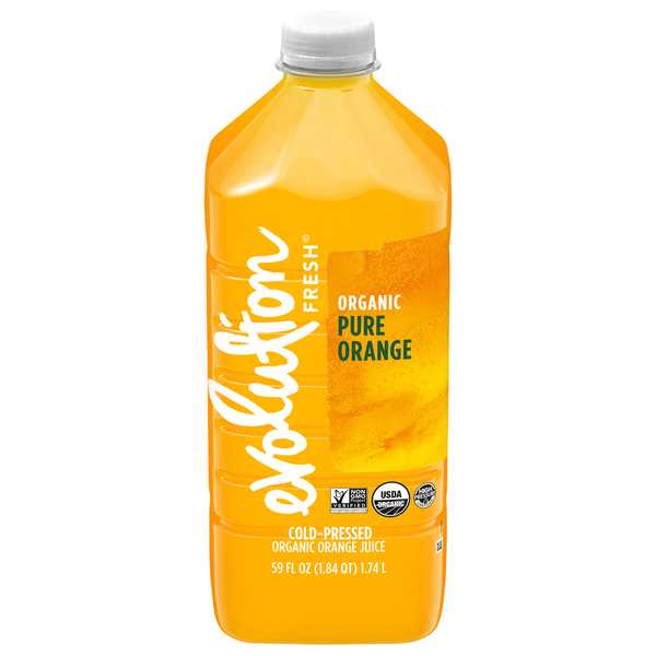 Juice & Nectars Evolution Fresh Organic Pure Orange Juice hero