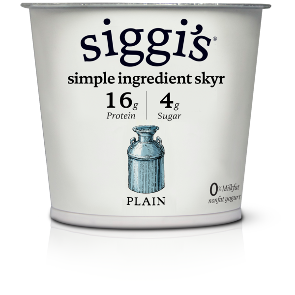 Yogurt/Kefir Siggi's Icelandic Skyr Nonfat Yogurt, Plain hero