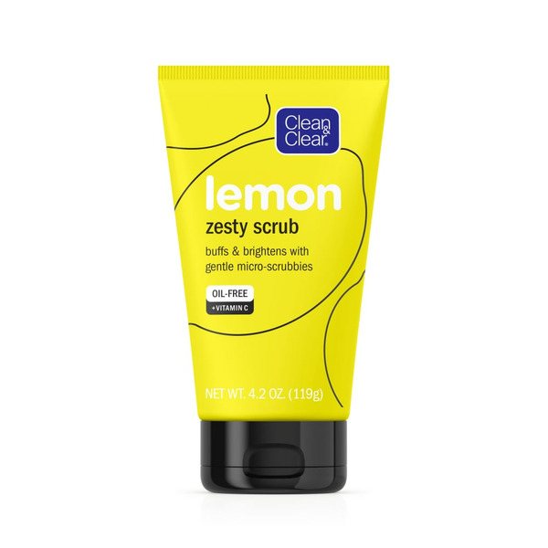 Baking Ingredients Clean & Clear Lemon Zesty Oil-Free Face Scrub With Vitamin C hero