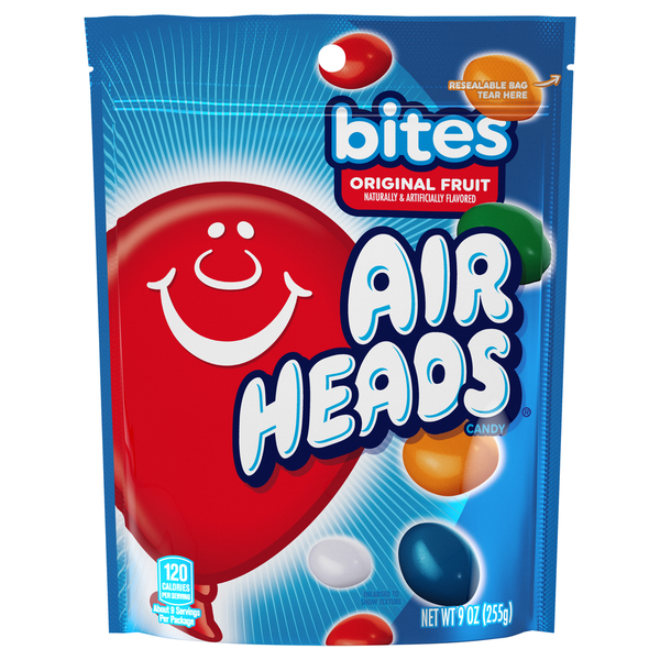 Fruit & Vegetable Snacks AirHeads Candy, Original Fruit, Bites hero