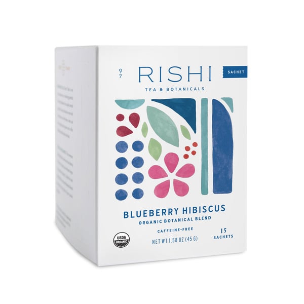 Tea Rishi Tea & Botanicals Blueberry Hibiscus Tea Sachets hero