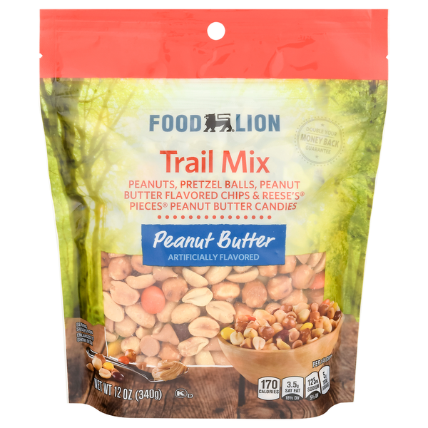 Nuts, Seeds & Dried Fruit Food Lion Trail Mix, Peanut Butter hero