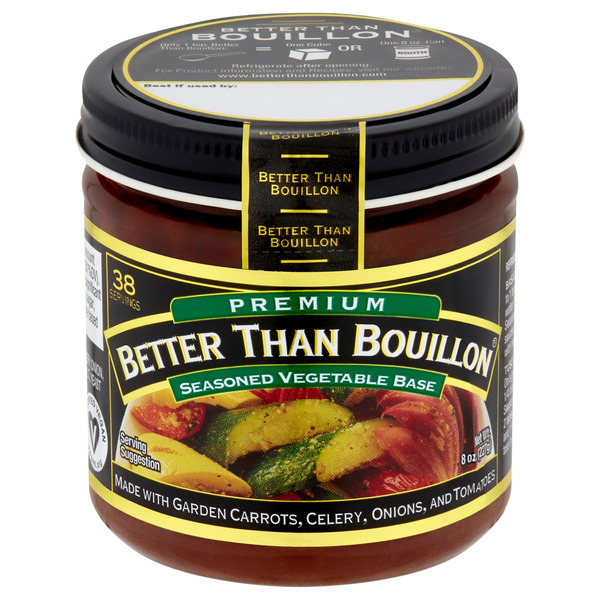 Soup, Broth & Bouillon Better Than Bouillon Vegetable Base, Seasoned, Premium hero