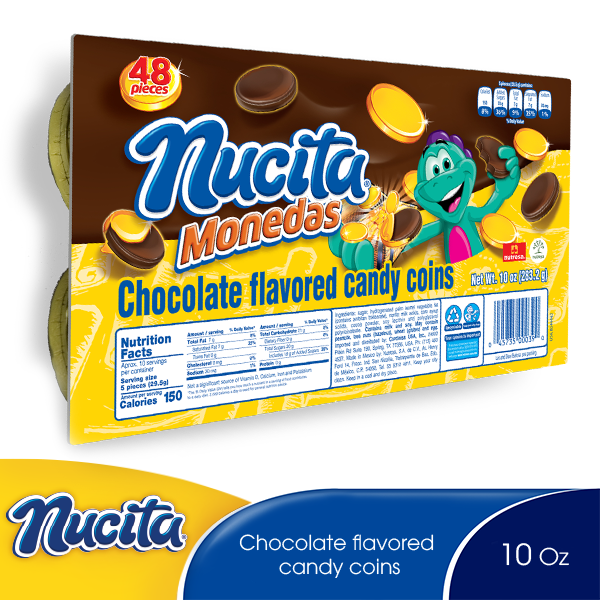 Candy & Chocolate Nucita Chocolate Gold Coins Tray hero