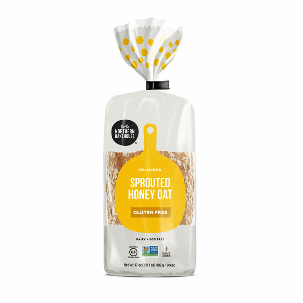 Frozen Breads & Doughs Little Northern Bakehouse Sprouted, Honey Oat, Gluten Free Bread hero