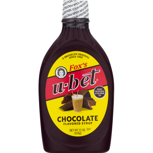 Kosher Foods Fox's U-Bet Syrup, Chocolate Flavored hero