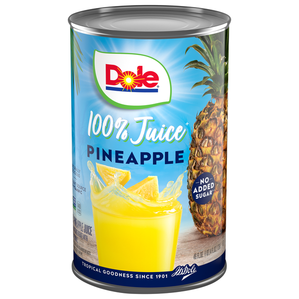 Beverages Dole 100% Juice, Pineapple hero