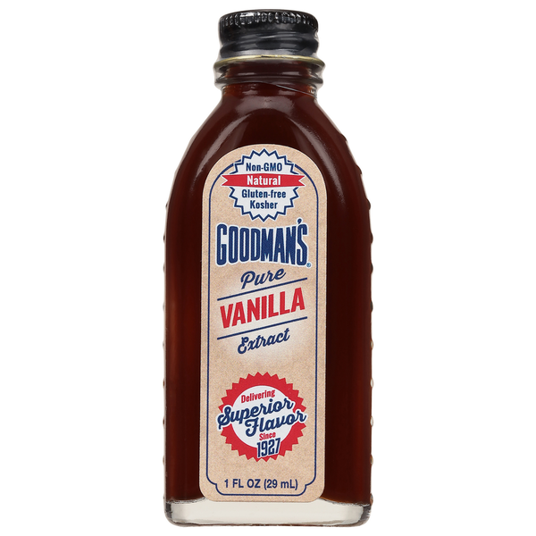 Baking Supplies & Decor Goodman's Vanilla Extract, Natural, Pure hero