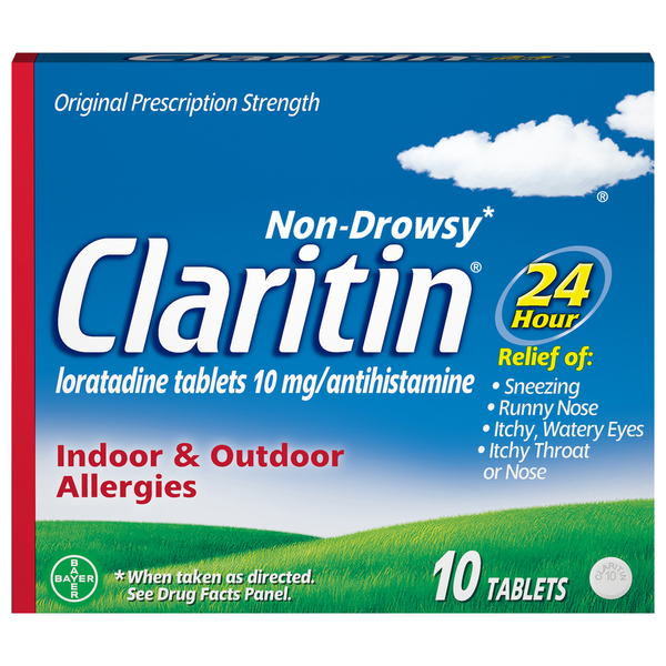 Cold, Flu & Allergy Claritin 24 Hour Non-Drowsy Allergy Tablets hero