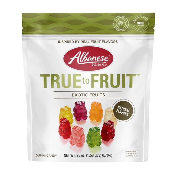 Candy & Chocolate Albanese True to Fruit, Exotic Fruits hero