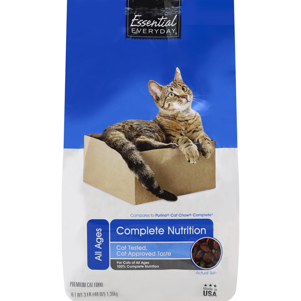 Cat Food & Care Essential Everyday Cat Food, Premium, Complete Nutrition, All Ages hero