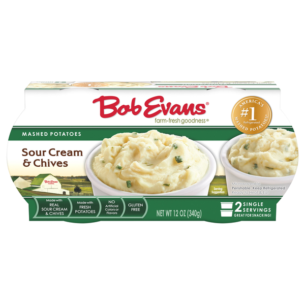 Bob Evans Farms Mashed Potatoes, Sour Cream & Chives hero