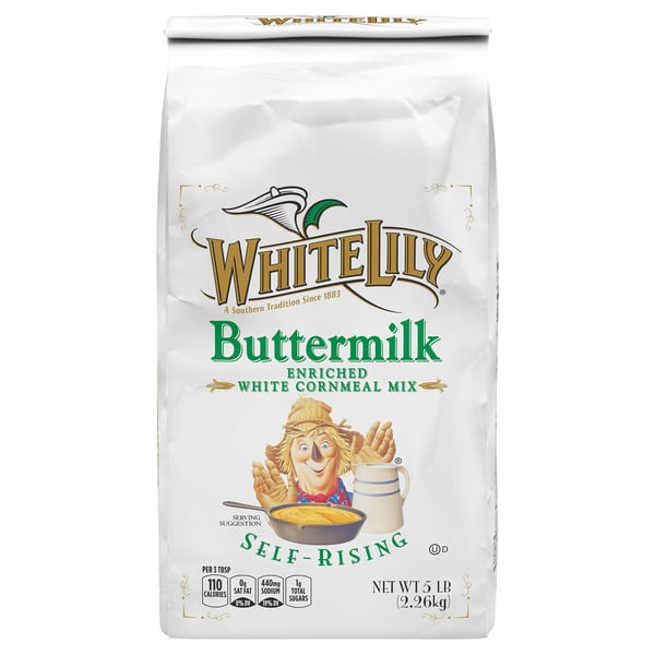 Doughs, Gelatins & Bake Mixes White Lily Self-Rising Buttermilk White Cornmeal Mix hero