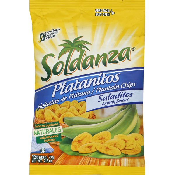 Chips & Pretzels Soldanza Platanitos, Lightly Salted hero