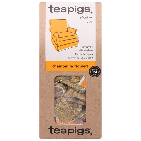 Tea teapigs Tea, Chamomile Flowers, Caffeine Free, Tea Temples hero