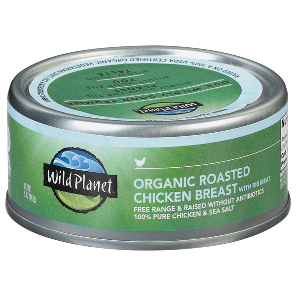 Canned Meat & Seafood Wild Planet Chicken Breast, Organic, Roasted hero