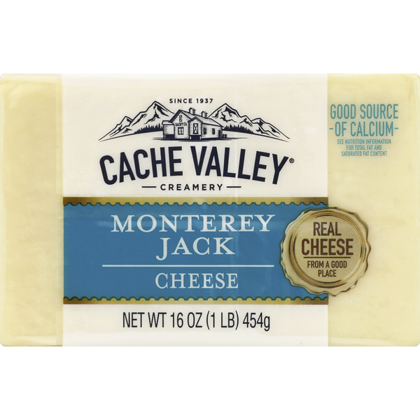 Packaged Cheese Cache Valley Cheese, Monterey Jack hero