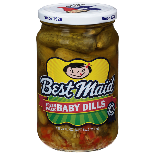 Pickled Goods & Olives Best Maid Pickles, Baby Dills, Fresh Pack hero