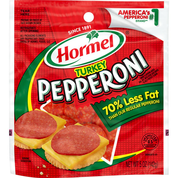 Packaged Lunchmeat HORMEL Pepperoni Pepperoni Turkey hero