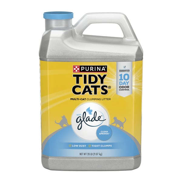 Cat Supplies Purina Tidy Cats Clumping Multi Cat Litter, Glade Clear Springs hero