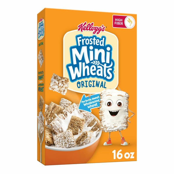 Frosted Mini-Wheats Breakfast Cereal, Kids Cereal, Family Breakfast, Original hero