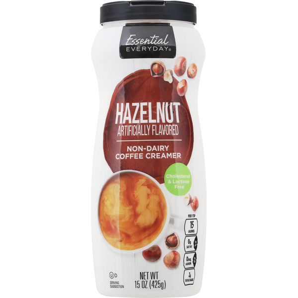 Cream Essential Everyday Coffee Creamer, Non-Dairy, Hazelnut hero