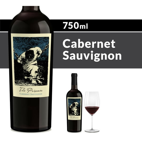 Red Wine The Prisoner Napa Valley Cabernet Sauvignon Red Wine Bottle hero